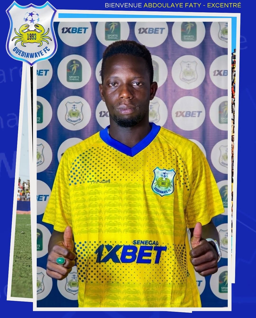 Illustration : Abdoulaye Faty rejoint GUEDIAWAYE FC !