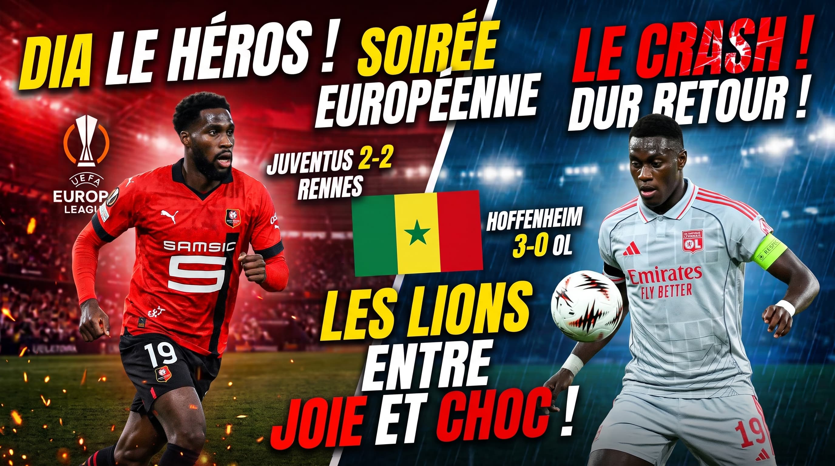 Illustration : Boulaye Dia fait rugir Rennes à Turin, Niakhaté sous pression en Allemagne