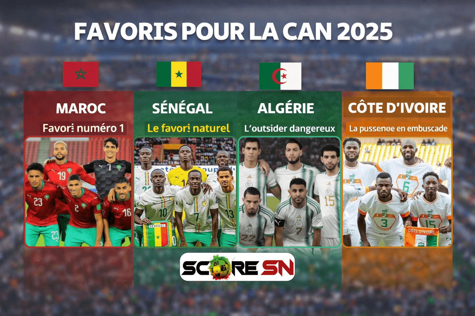 Image pour CAN 2025 : analyse des véritables favoris au sacre africain !