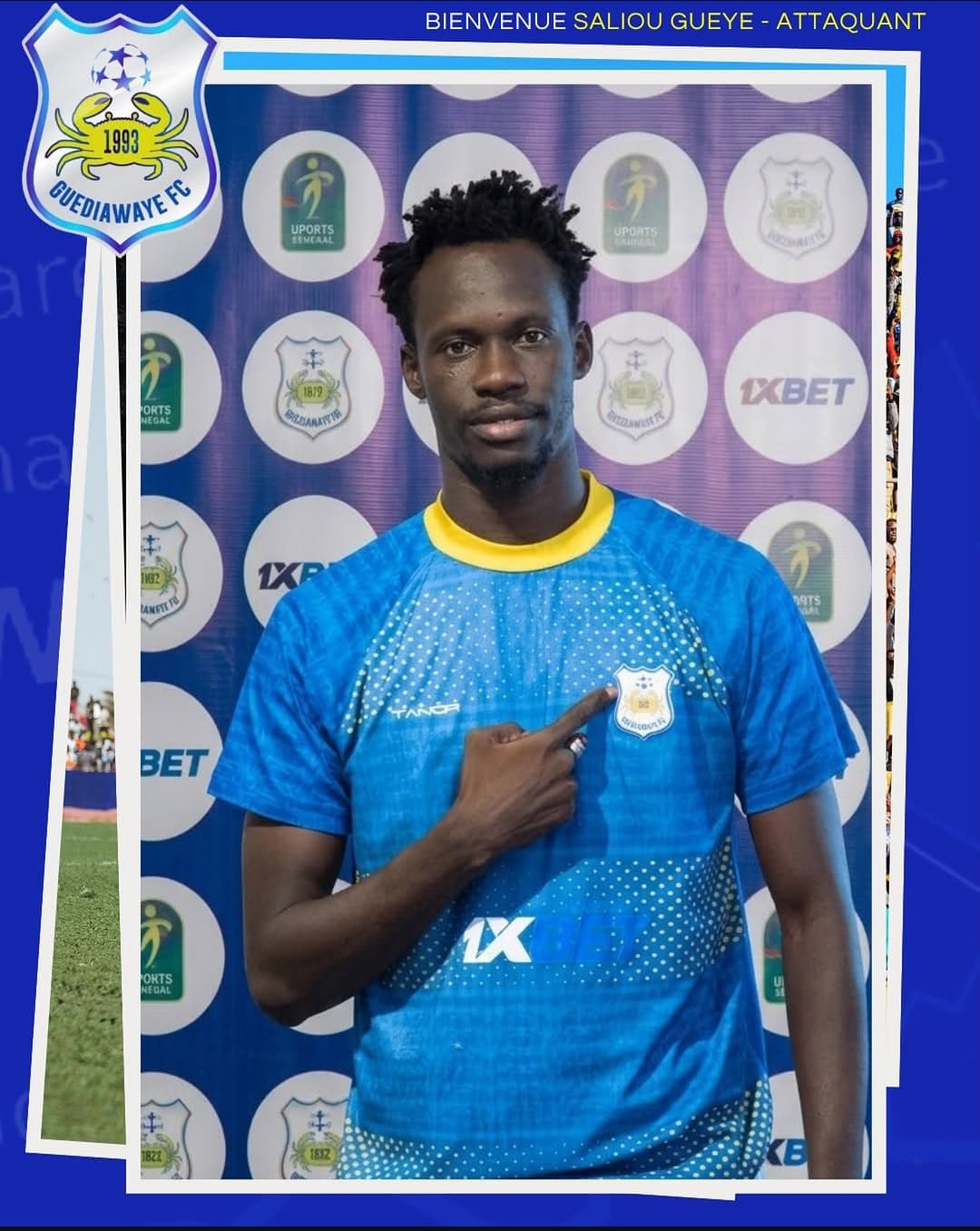 Illustration : Saliou Gueye rejoint GUEDIAWAYE FC !