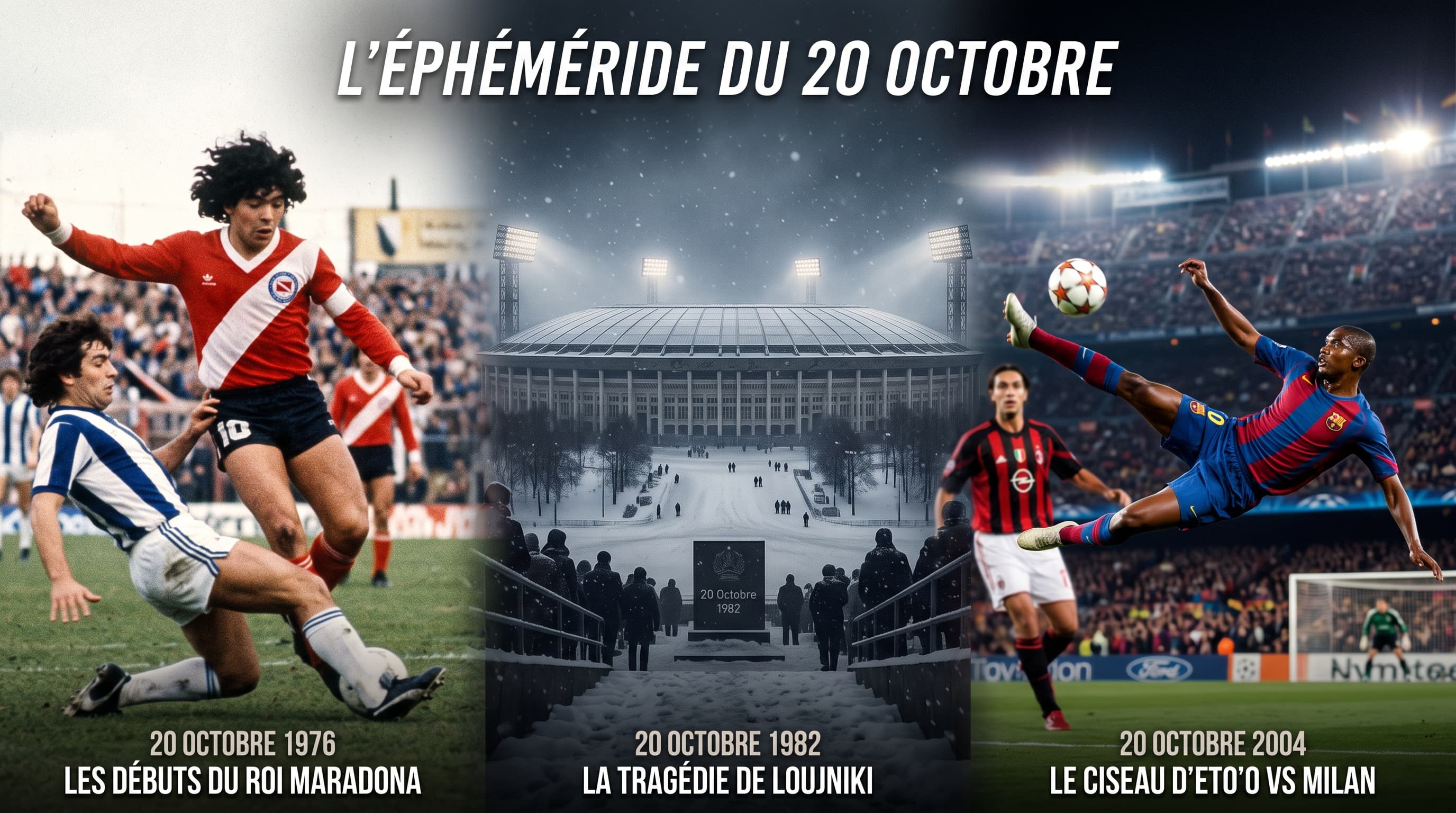 Illustration : EPHEMERIDE : Ce Jour-Là dans le Football (20 Octobre)