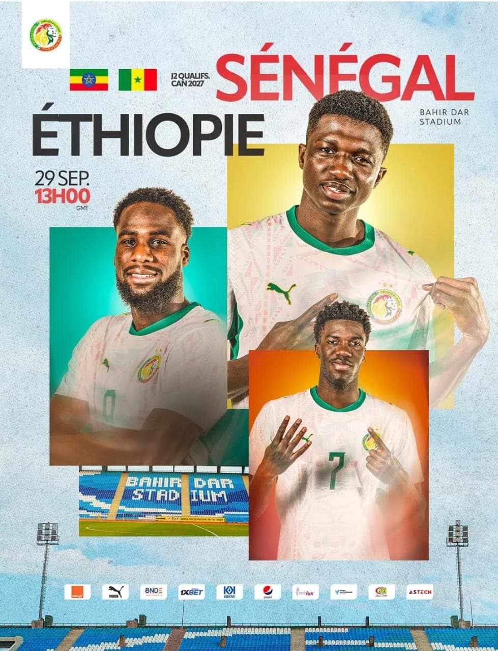 Illustration :  Jour de vérité pour les Lions à Bahir Dar : Vieira exige un match plein face à l'Éthiopie 