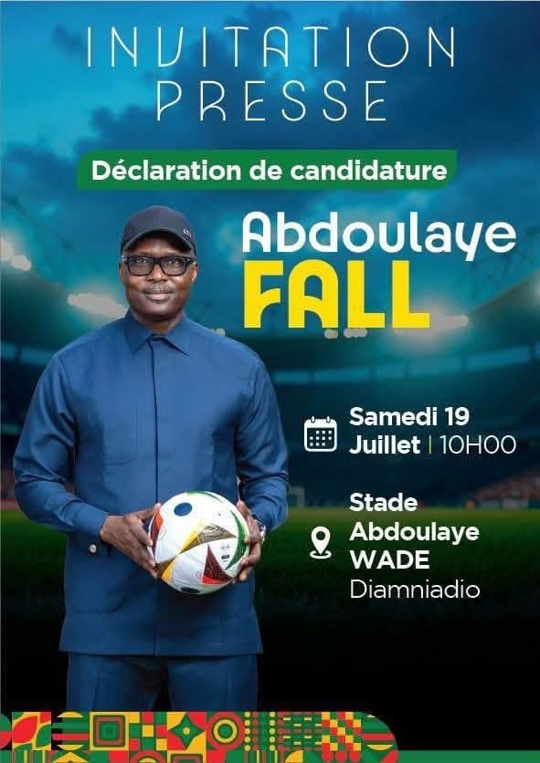 Image pour Candidat Présidence Fédération Sénégalaise