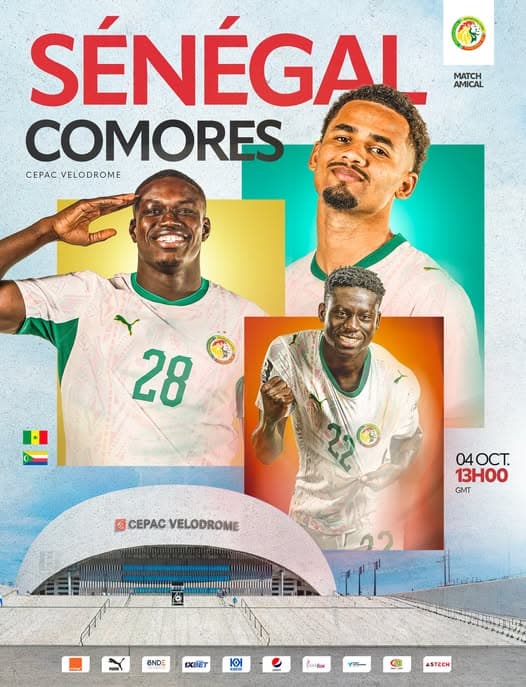 Illustration : Jour de Gala au Vélodrome : Le Sénégal défie les Comores à Marseille, Vieira veut franchir un cap