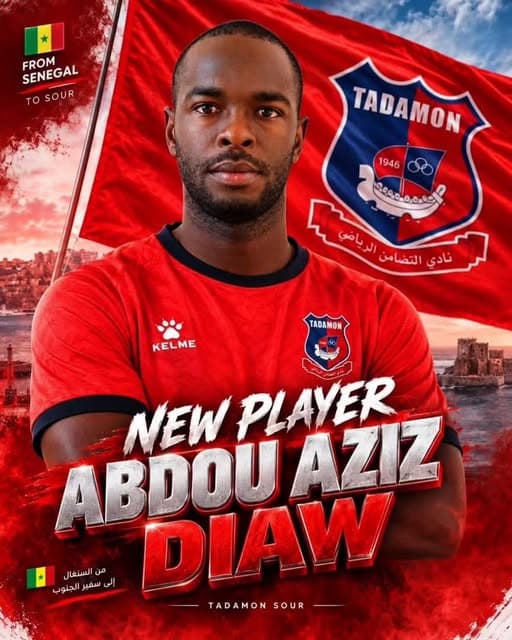 Illustration : Abdou Aziz Diaw rejoint TADAMON (LIBAN) !